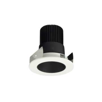 Nora Lighting 2" Iolite LED Downlight - Round Reflector - 1000 Lumens - 2700K - Black / White