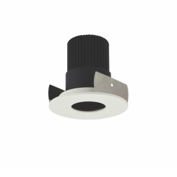 Nora Lighting 2" Iolite LED Downlight - Pinhole - 1000 Lumens - 2700K - Black / Matte Powder White