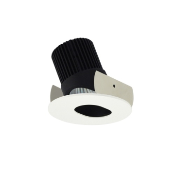 Nora Lighting 2" Iolite LED Downlight - Adjustable Slot - 1000 Lumens - 2700K - Black / Matte Powder White