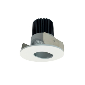 Nora Lighting 2" Iolite LED Downlight - Adjustable Slot - 1000 Lumens - 2700K - Haze / Matte Powder White