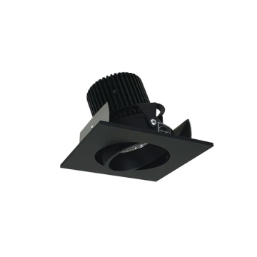 Nora Lighting 2" Iolite LED Downlight - Square Adjustable Cone - 1000 Lumens - 2700K - Black