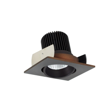Nora Lighting 2" Iolite LED Downlight - Square Adjustable Cone - 1000 Lumens - 2700K - Bronze