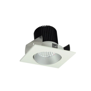 Nora Lighting 2" Iolite LED Downlight - Square Adjustable Cone - 1000 Lumens - 2700K - Haze / White