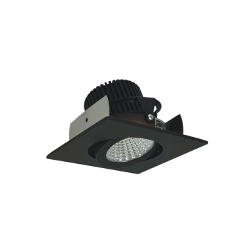 Nora Lighting 2" Iolite LED Downlight - Square Adjustable Gimbal - 1000 Lumens - 2700K - Bronze