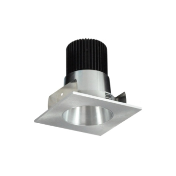 Nora Lighting 2" Iolite LED Downlight - Square Reflector with Round Aperture - 1000 Lumens - 2700K - Natural Metal