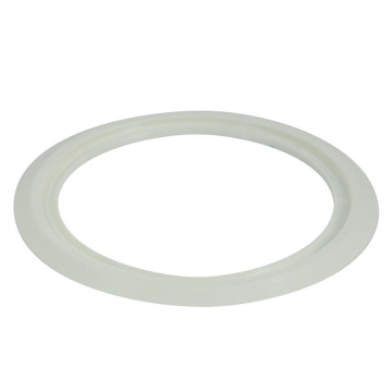 Nora Lighting 4" Round White Oversized Ring