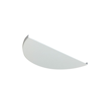Nora Lighting 6" Round Eyelid for NLCBC Series - Matte Powder White