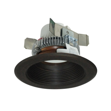 Nora Lighting 4" Cobalt Click Round LED Retrofit Downlight - Baffle - Dim to Warm - Bronze - 750 Lumens - 120V