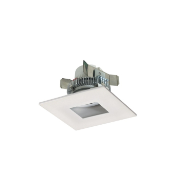 Nora Lighting 4" Cobalt Click Square LED Retrofit Downlight - Pinhole - Dim to Warm - White - 750 Lumens - 120V