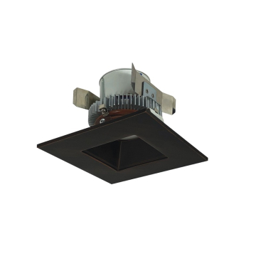 Nora Lighting 4" Cobalt Click Square LED Retrofit Downlight - Dim to Warm - Bronze - 750 Lumens - 120V