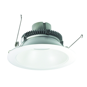 Nora Lighting 6" 12W Cobalt Round LED Retrofit Downlight - 2700K - 1,000 Lumens - 120V - Matte Powder White