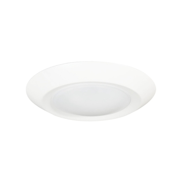 Nora Lighting 6" Regressed AC Opal LED Surface Mount - 13W - 4000K - 950lm - White - 120V