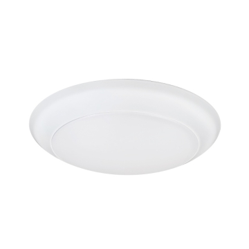 Nora Lighting 6" AC Opal LED Surface Mount - 16.5W - 2700K - 1100lm - White - 120V