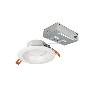 Nora Lighting 4" Theia LED Downlight - CCT Selectable - 950lm / 10W - 120V - Matte Powder White