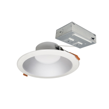Nora Lighting 6" Theia LED Downlight - CCT Selectable - 1400lm / 15W - 120V - Haze / Matte Powder White