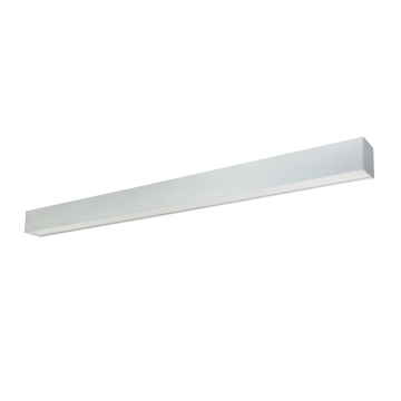 Nora Lighting 48" 50W L-Line LED Indirect / Direct Linear - 6,152 Lumens - CCT Selectable - Aluminum - 120-347V - EM Backup