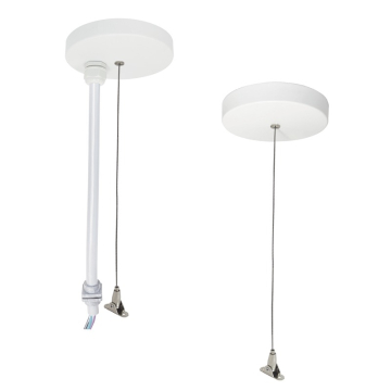 Nora Lighting 20' Pendant & Power Mounting Kit for NLUD Series - White