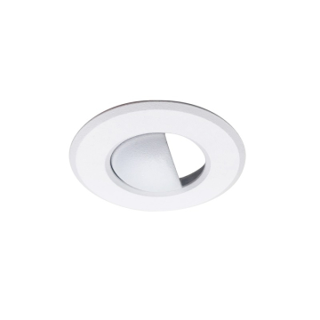 Nora Lighting 1" Round M1 Scoop Trim - White