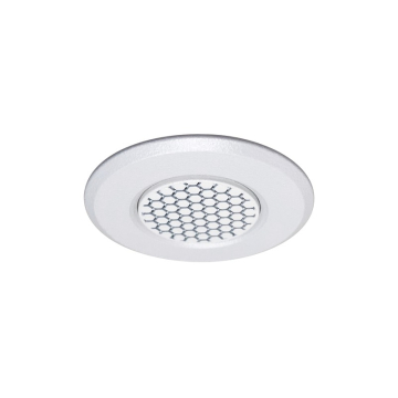 Nora Lighting 1" Round M1 Hexcell Louver Trim - White