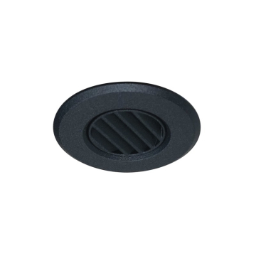 Nora Lighting 1" Round M1 Louver Trim - Matte Black