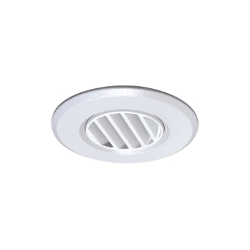 Nora Lighting 1" Round M1 Louver Trim - White