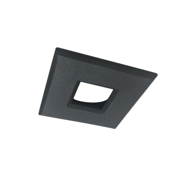 Nora Lighting 1" Square M1 Stainless Steel Trim - Matte Black