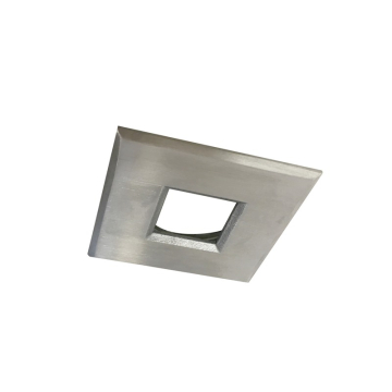 Nora Lighting 1" Square M1 Stainless Steel Trim - Brushed Nickel