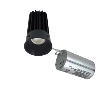 Nora Lighting 2" M2 Round Trimless LED Downlight - 10W - 3000K - Matte Black