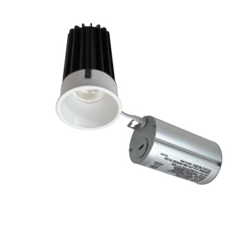 Nora Lighting 2" M2 Round Trimless LED Downlight - 10W - 3000K - Matte Powder White