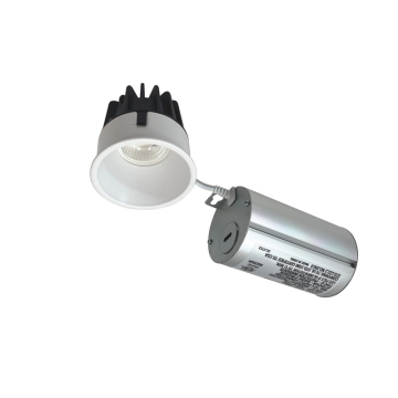 Nora Lighting 2" M2 Round Trimless LED Downlight - 750 Lumens - 8W - 2700K - Matte Powder White