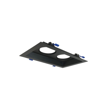 Nora Lighting 2-Lamp Plate for 2" M2 Mini Recessed Downlight Series - Matte Black