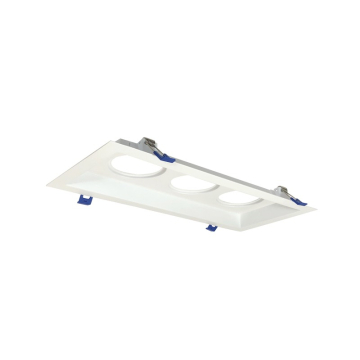 Nora Lighting 3-Lamp Plate for 2" M2 Mini Recessed Downlight Series - White