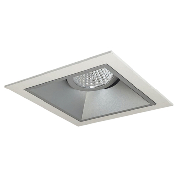 Nora Lighting Iolite MLS 1-Head Trim Kit - Matte Powder White Flange