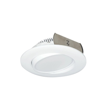 Nora Lighting 4" AC Onyx Adjustable LED Retrofit Downlight - 11W - 800 Lumens - CCT Selectable - 120V - White