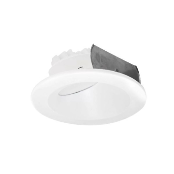 Nora Lighting 4" AC Onyx Round Wall Wash LED Retrofit Downlight - 11W - CCT Selectable - 120V - White