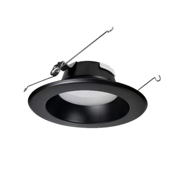 Nora Lighting 5/6" AC Onyx LED Retrofit Downlight - 16.5W - CCT Selectable - 120V - Black
