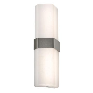 AFX Naples 16" LED Wall Sconce - CCT Selectable - 120V - Satin Nickel