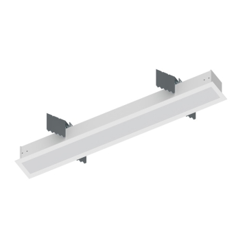 Nora Lighting 24" L-Line LED Recessed Linear - 2,100 Lumens - 3000K - White Trim - 120V-277V