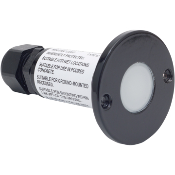 NSL LED Minidisc Light - 5400K - Black Finish - 12V