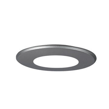 Nora Lighting Round Face Plate for NSLIM - Silver
