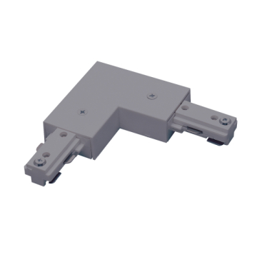 Nora Lighting One-Circuit Track System L-Connector - Silver