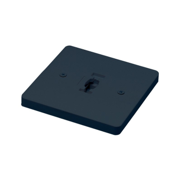 Nora Lighting Square Monopoint for Line Voltage Track Lighting Fixtures - Black 