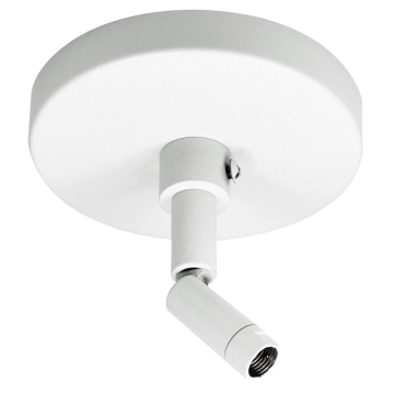 Nora Lighting Track Lighting Slope Pendant Adapter - White