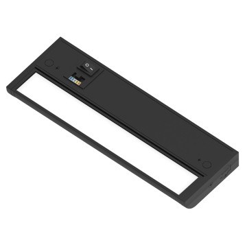 Nora Lighting 7W 10" LEDUR Adjustable LED Under Cabinet Light - 488 Lumens - CCT Selectable - 120V - Black