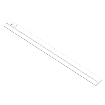 Nora Lighting 20W 42" LEDUR Adjustable LED Under Cabinet Light - 1,655 Lumens - CCT Selectable - (1) USB-A/C - 120V - Matte Powder White