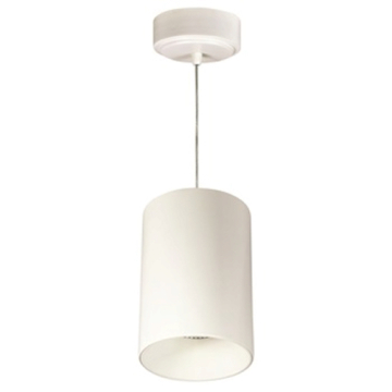 Nora Lighting 5" iLENE Mini Cylinder - Pendant Mount - 2000 Lumens - 40W - 2700K - White - 120-277V