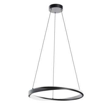 AFX Oberon 24" LED Pendant - 780 Lumens - 20W - CCT Selectable - 120-277V - Black