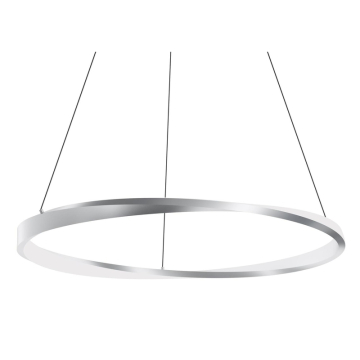AFX Oberon 40" Single LED Pendant - 1,220 Lumens - 40W - CCT Selectable - 120-277V - Satin Nickel