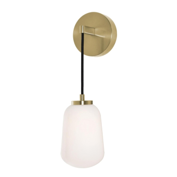 AFX Olivia 14" LED Wall Sconce - 450 Lumens - 10.5W - CCT Selectable - 120-277V - Light Antique Brass