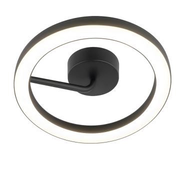 AFX One 18" LED Flush Mount - 1,600 Lumens - 30W - CCT Selectable - 120-277V - Black